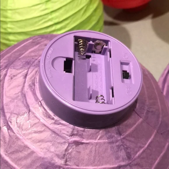 Colorful Paper Lantern Set lot of 11 - Picture 5 of 7